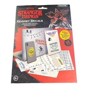 Stranger Things Gadget Decals - Reusable & Waterproof